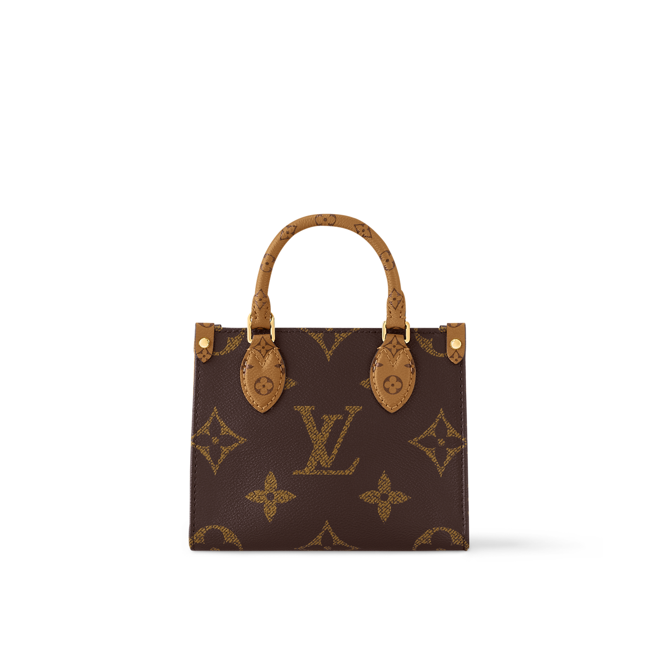 Louis Vuitton OnTheGo BB Bag Monogram and Monogram Reverse with Gold Hardware