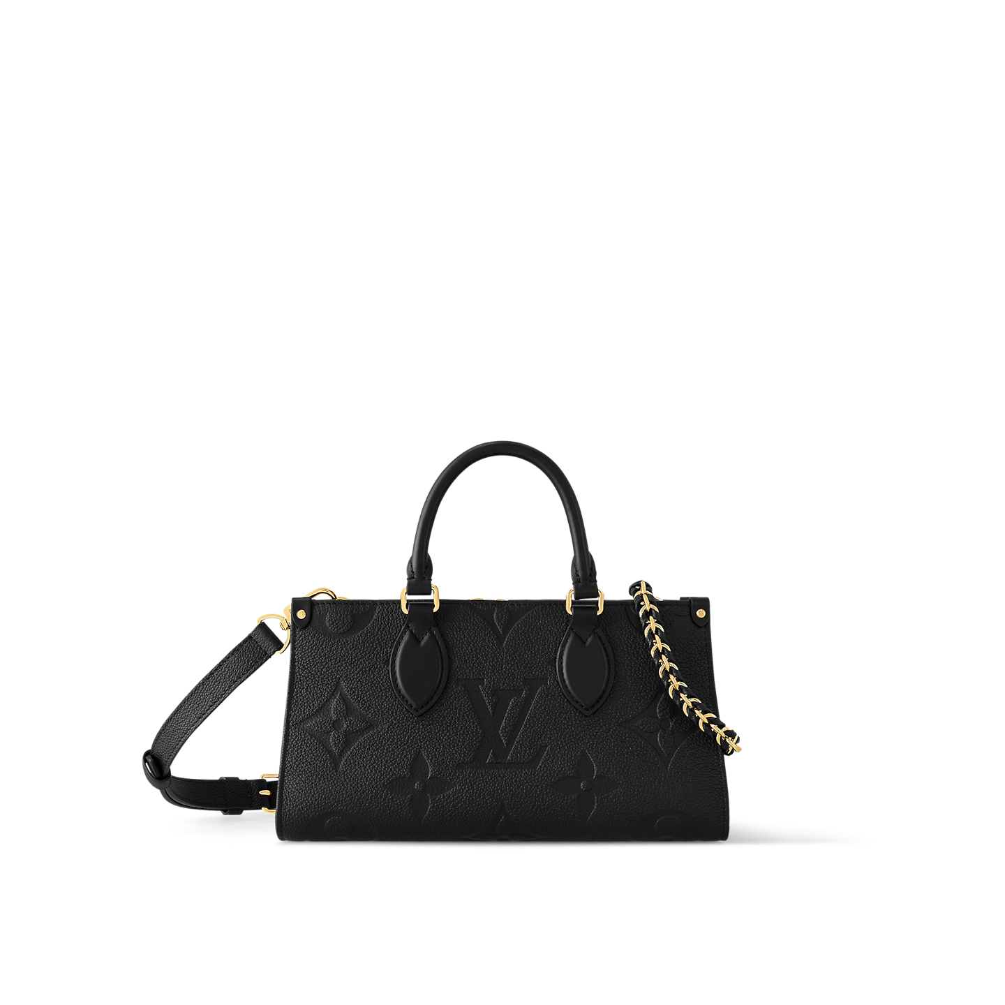 Louis Vuitton OnTheGo _East West Bag Black with Gold Hardware