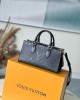 Louis Vuitton OnTheGo _East West Bag Black with Gold Hardware