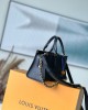 Louis Vuitton OnTheGo _East West Bag Black with Gold Hardware