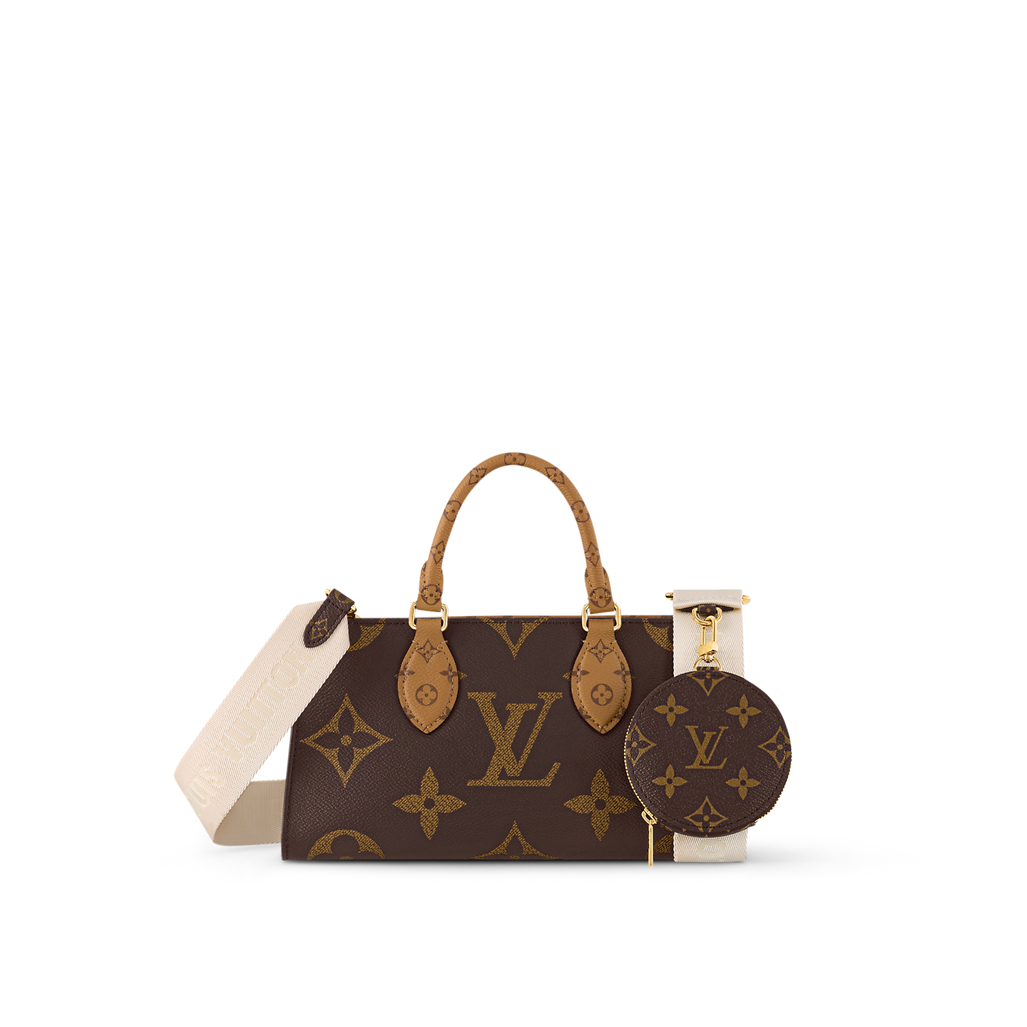 Louis Vuitton OnTheGo _East West Bag Monogram and Monogram Reverse with Gold Hardware