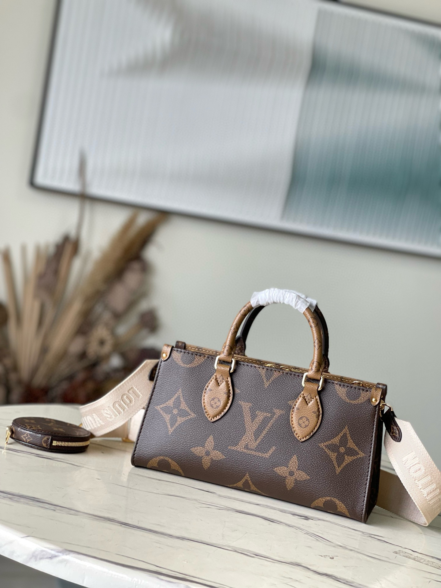 Louis Vuitton OnTheGo _East West Bag Monogram and Monogram Reverse with Gold Hardware