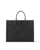 Louis Vuitton OnTheGo GM Bag Black with Gold Hardware