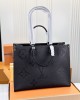 Louis Vuitton OnTheGo GM Bag Black with Gold Hardware