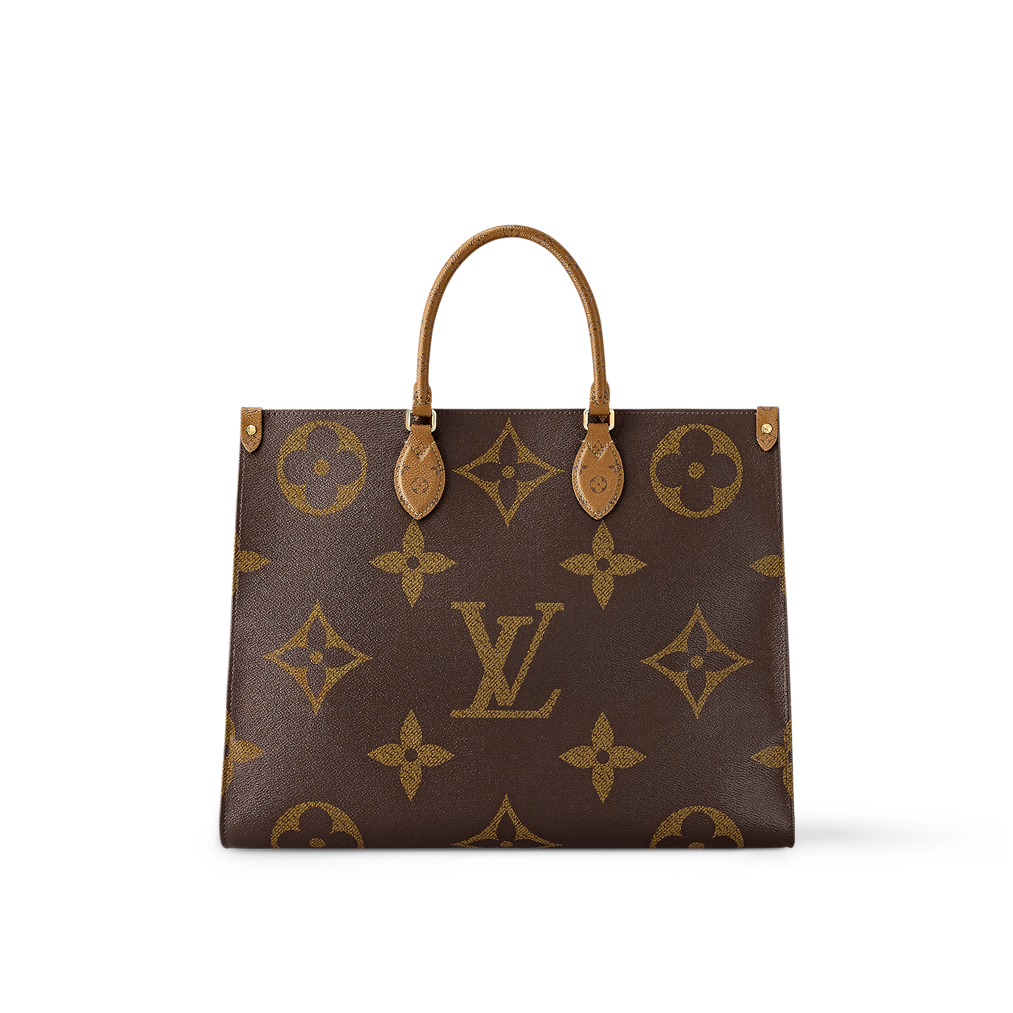 Louis Vuitton OnTheGo GM Bag Monogram and Monogram Reverse with Gold Hardware