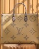 Louis Vuitton OnTheGo GM Bag Monogram and Monogram Reverse with Gold Hardware