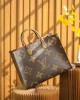 Louis Vuitton OnTheGo GM Bag Monogram and Monogram Reverse with Gold Hardware