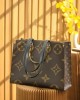 Louis Vuitton OnTheGo GM Bag Monogram and Monogram Reverse with Gold Hardware