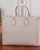 Louis Vuitton OnTheGo MM Bag Crème Beige with Gold Hardware