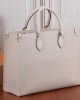 Louis Vuitton OnTheGo MM Bag Crème Beige with Gold Hardware