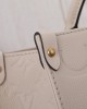 Louis Vuitton OnTheGo MM Bag Crème Beige with Gold Hardware