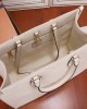 Louis Vuitton OnTheGo MM Bag Crème Beige with Gold Hardware