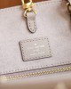 Louis Vuitton OnTheGo MM Bag Dove/Cream with Gold Hardware