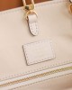 Louis Vuitton OnTheGo MM Bag Creme/Rose Pink with Gold Hardware