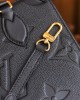 Louis Vuitton OnTheGo PM Bag Black with Gold Hardware