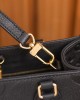 Louis Vuitton OnTheGo PM Bag Black with Gold Hardware