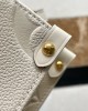 Louis Vuitton OnTheGo PM Bag Cream with Gold Hardware