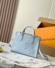 Louis Vuitton OnTheGo PM Bag Blue with Gold Hardware