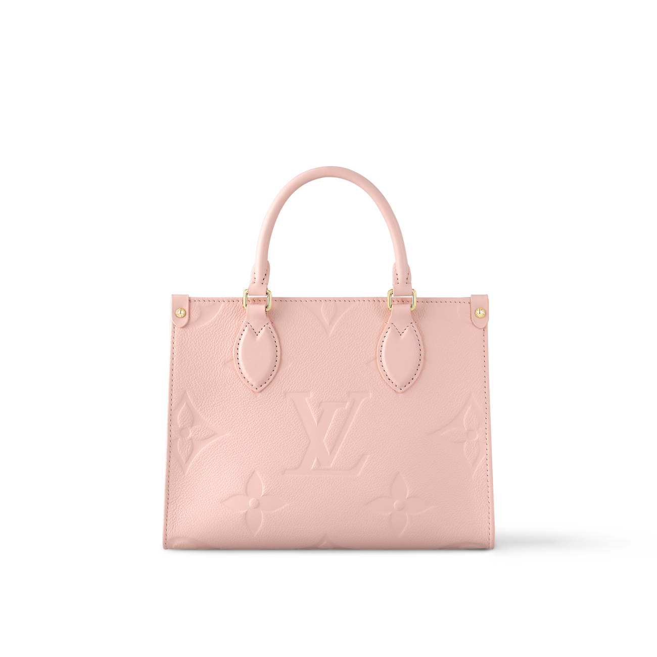 Louis Vuitton OnTheGo PM Bag Pink with Gold Hardware