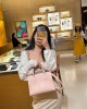 Louis Vuitton OnTheGo PM Bag Pink with Gold Hardware