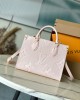 Louis Vuitton OnTheGo PM Bag Pink with Gold Hardware