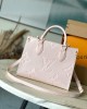 Louis Vuitton OnTheGo PM Bag Pink with Gold Hardware