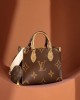 Louis Vuitton OnTheGo PM Bag Monogram and Monogram Reverse with Gold Hardware