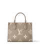 Louis Vuitton OnTheGo PM Bag Dove/Cream with Gold Hardware