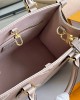 Louis Vuitton OnTheGo PM Bag Dove/Cream with Gold Hardware