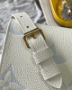 Louis Vuitton OnTheGo PM Bag Latte/Blue with Gold Hardware