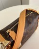 Louis Vuitton Side Trunk MM Bag Monogram with Gold Hardware