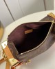 Louis Vuitton Side Trunk MM Bag Monogram with Gold Hardware