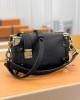 Louis Vuitton Side Trunk PM Bag Black with Gold Hardware