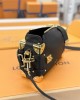 Louis Vuitton Side Trunk PM Bag Black with Gold Hardware