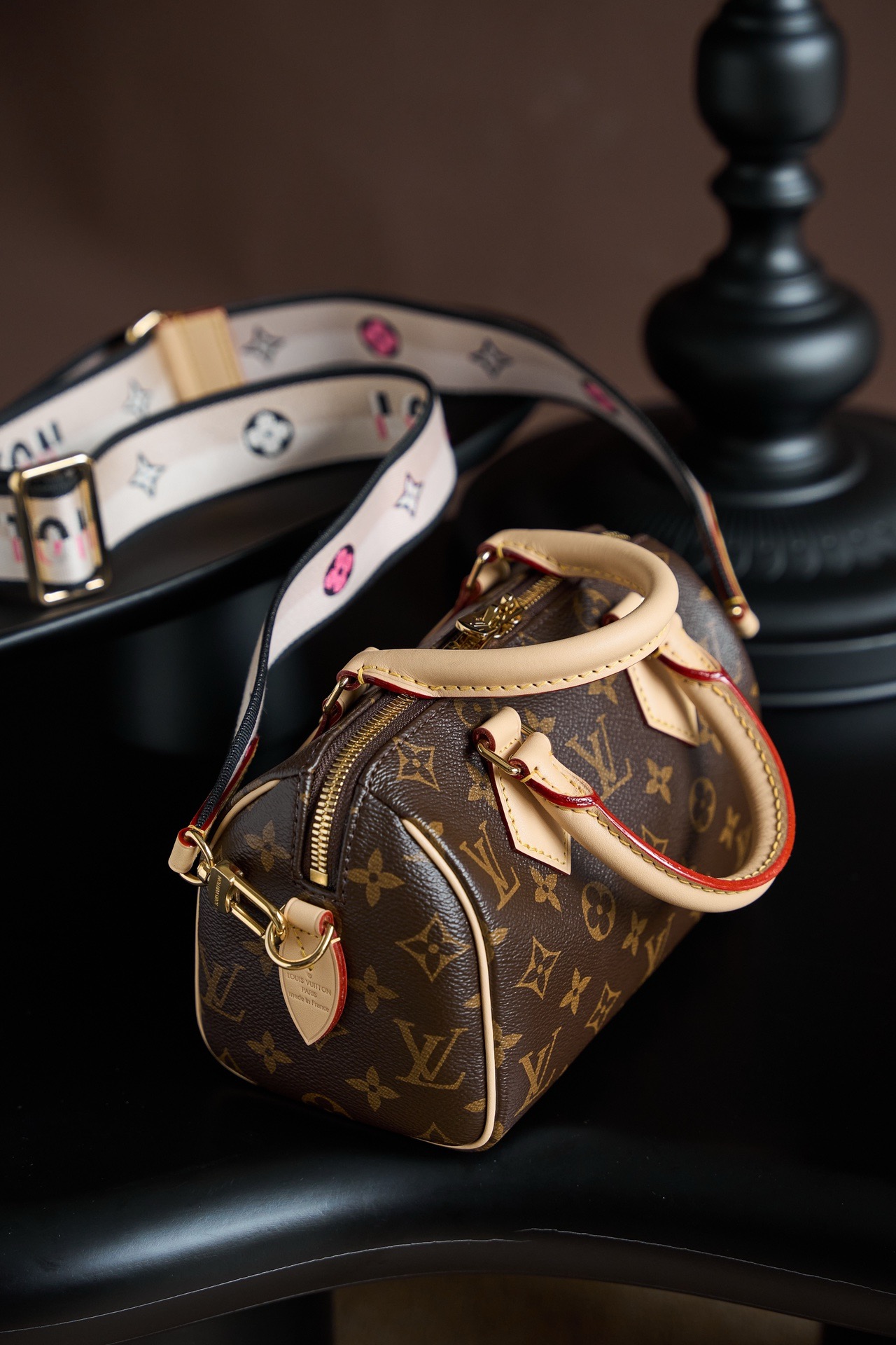 Louis Vuitton Speedy Bandoulière 20 Bag Monogram with Gold Hardware