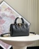 Louis Vuitton Speedy Bandoulière 20 Bag Black with Gold Hardware