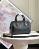 Louis Vuitton Speedy Bandoulière 20 Bag Black with Gold Hardware