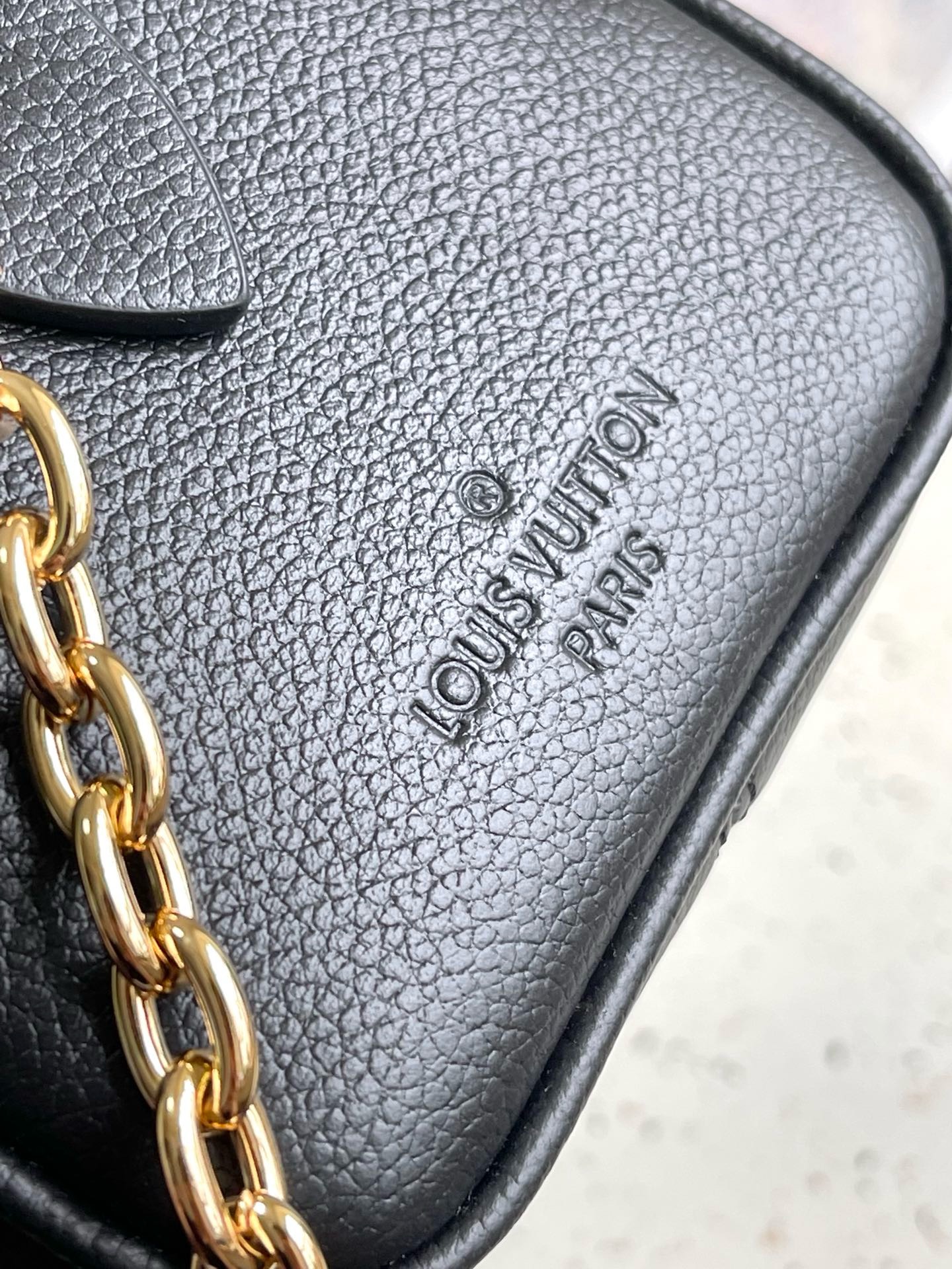 Louis Vuitton Speedy Bandoulière 20 Bag Black with Gold Hardware