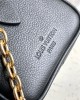 Louis Vuitton Speedy Bandoulière 20 Bag Black with Gold Hardware