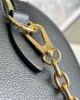 Louis Vuitton Speedy Bandoulière 20 Bag Black with Gold Hardware