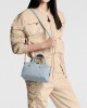 Louis Vuitton Speedy Bandoulière 20 Bag Light Blue with Gold Hardware