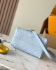 Louis Vuitton Speedy Bandoulière 20 Bag Light Blue with Gold Hardware