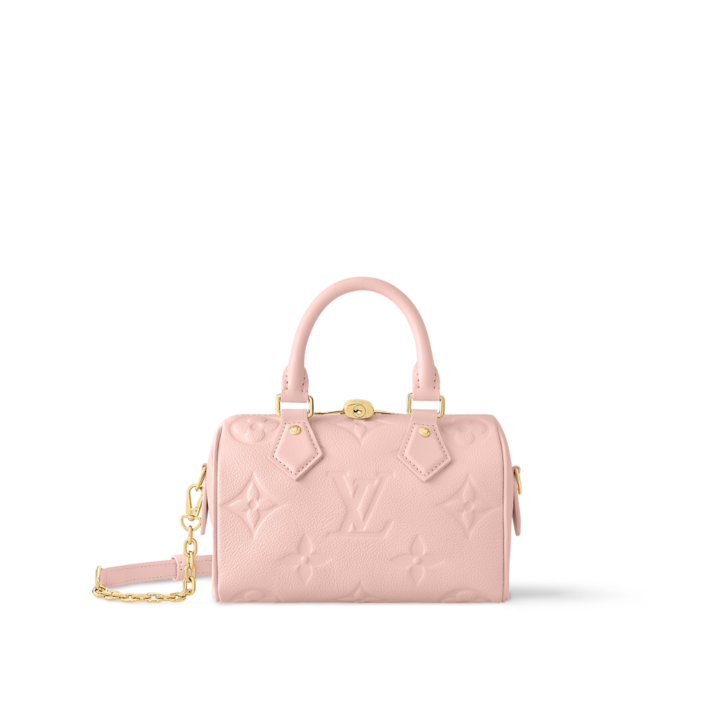 Louis Vuitton Speedy Bandoulière 20 Bag Light Pink with Gold Hardware