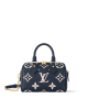 Louis Vuitton Speedy Bandoulière 20 Bag Navy/Cream with Gold Hardware