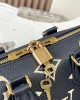 Louis Vuitton Speedy Bandoulière 20 Bag Navy/Cream with Gold Hardware