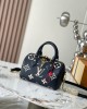 Louis Vuitton Speedy Bandoulière 20 Bag Navy/Cream with Gold Hardware