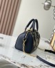 Louis Vuitton Speedy Bandoulière 20 Bag Navy/Cream with Gold Hardware