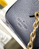 Louis Vuitton Speedy Bandoulière 20 Bag Navy/Cream with Gold Hardware