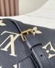 Louis Vuitton Speedy Bandoulière 20 Bag Navy/Cream with Gold Hardware