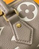 Louis Vuitton Speedy Bandoulière 20 Bag Tourterelle Gray/Cream with Gold Hardware